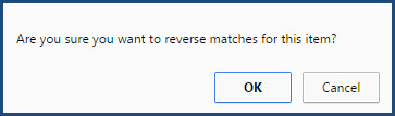 Reverse Match for this Item?